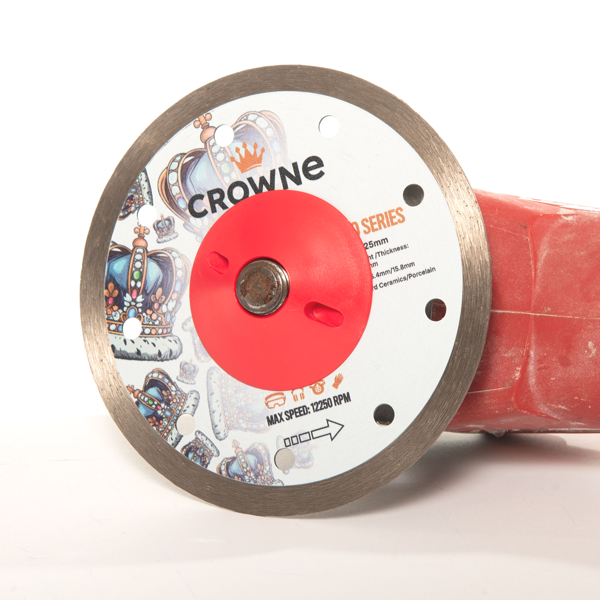 Crowne 5" Pro-Series Continuous Rim Blade For Angle Grinders