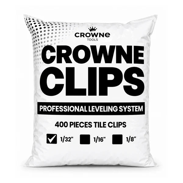 1/32" Crowne Leveling Clips — 400 Pack